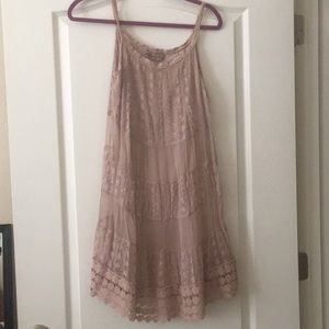 Beautiful Italian silk dress with details sz S new